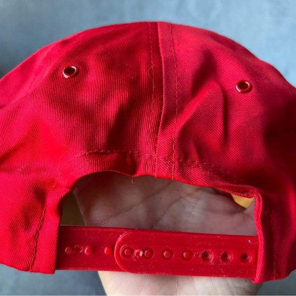 Red Racing Team Kids Cap - Picture 6 of 7